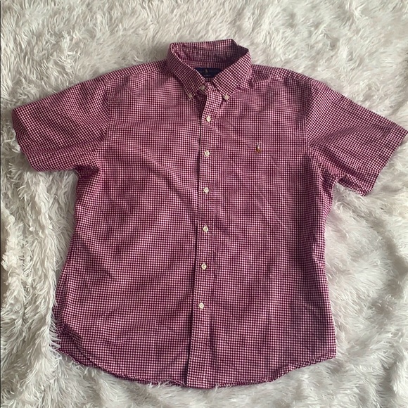 Ralph Lauren Slim Fit Short Sleeve Button-Up - Picture 1 of 4